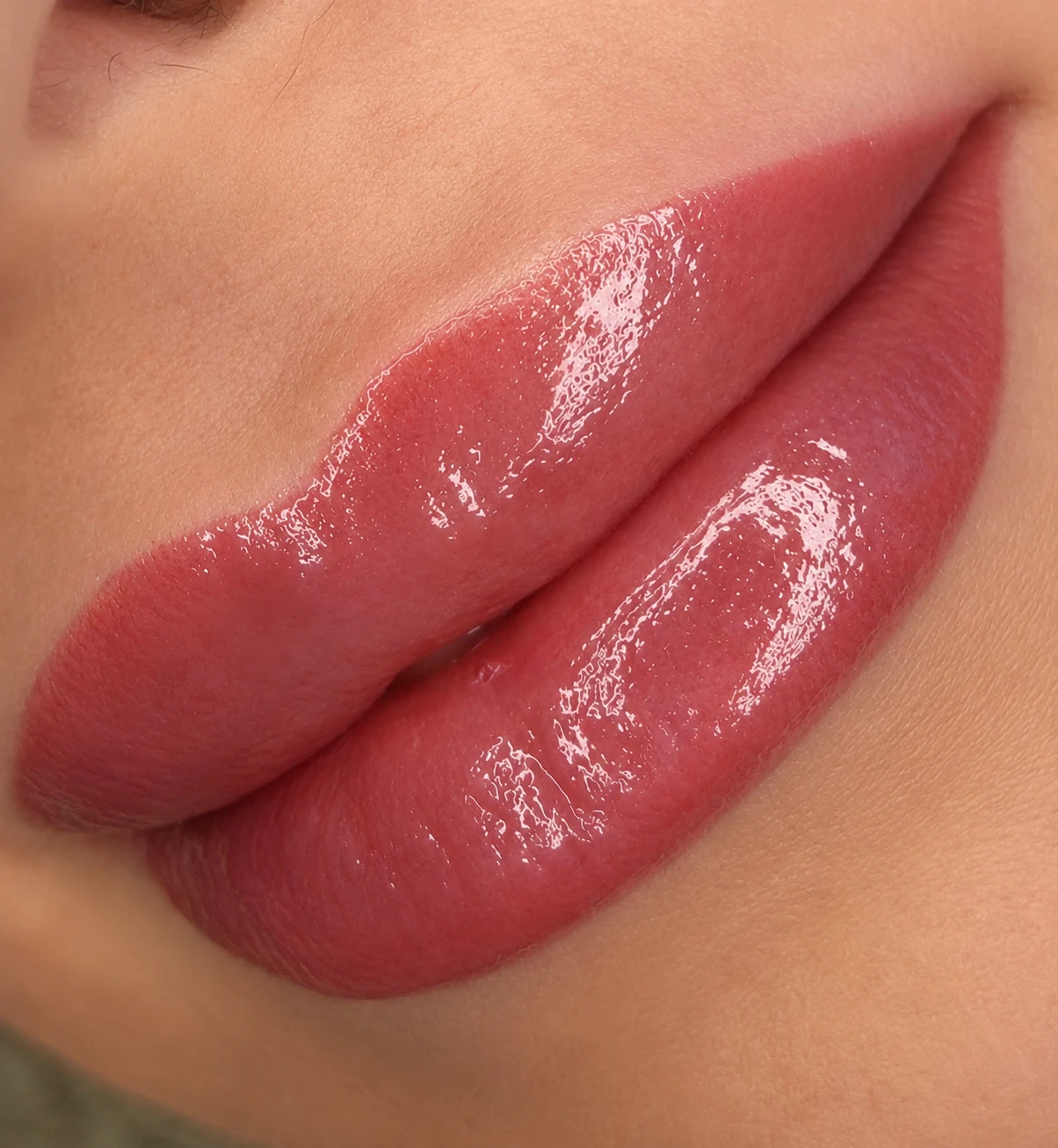 Browhouse client lips after lip blush