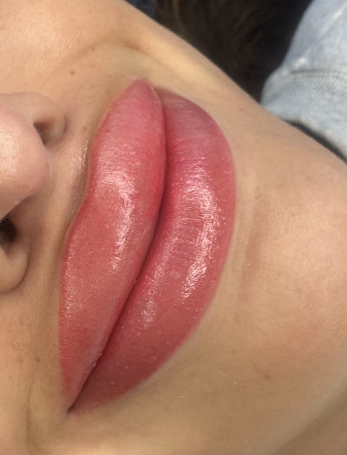 Lip blush result